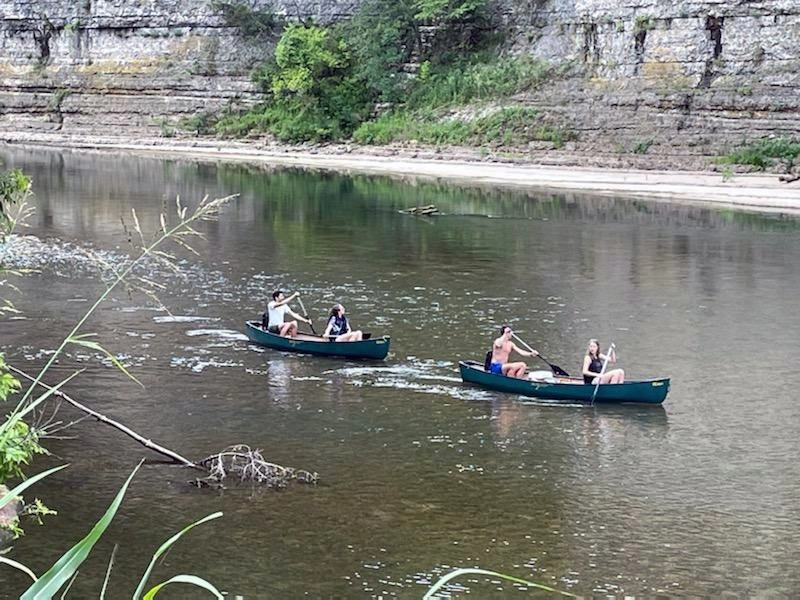 Paddling the Elk River